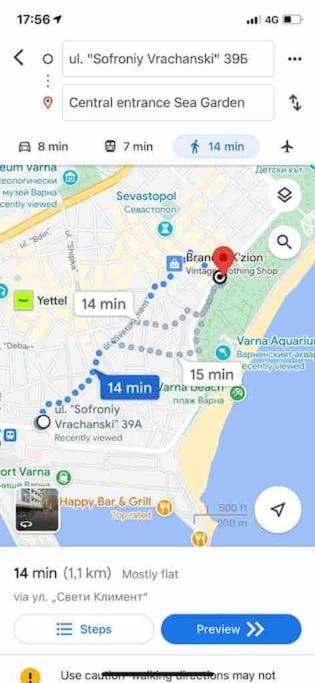 New Luxury Furnished Apartment - Beach, Varna Center & Fast Wi-Fi المظهر الخارجي الصورة
